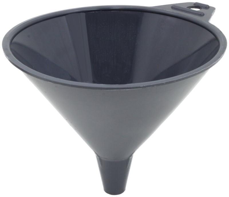 FloTool 05015 Medium Funnel, 1 pt Capacity, HDPE, Charcoal