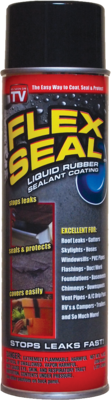 Flex Seal FSR20 Rubber Sealant Black, 14 oz Aerosol Can