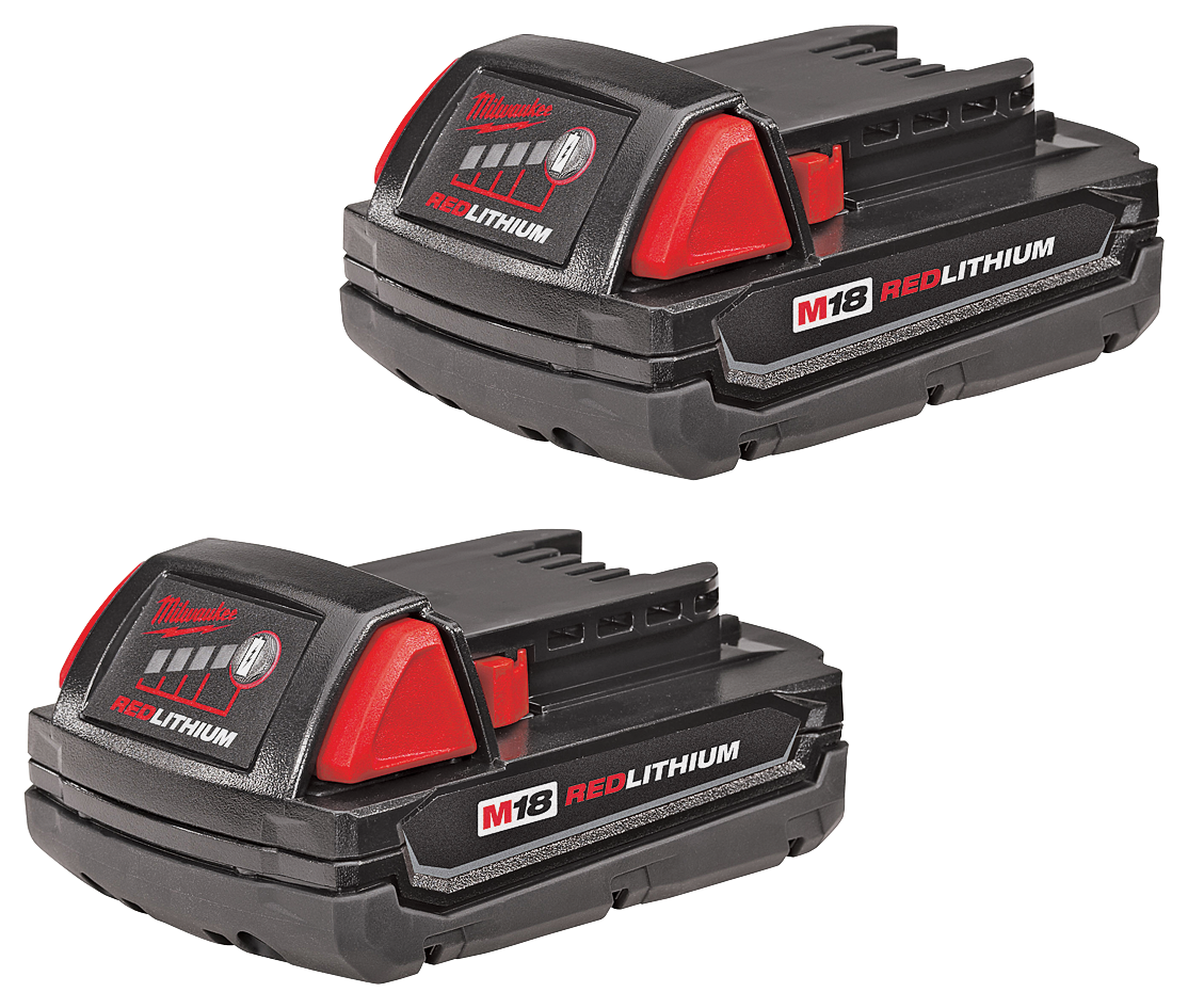Milwaukee 48-11-1811 Rechargeable Battery Pack, 18 V Battery, 1.5 Ah
