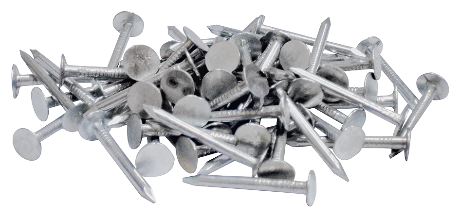 ProFIT 132048 Hand Driven Roofing Nail, 7/8 in L, 11 ga, Flat Head, 13.6 lb Package