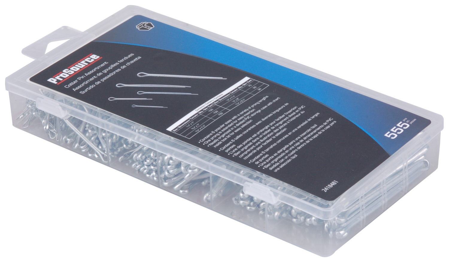 Prosource 61203 Cotter Pin Assortment*