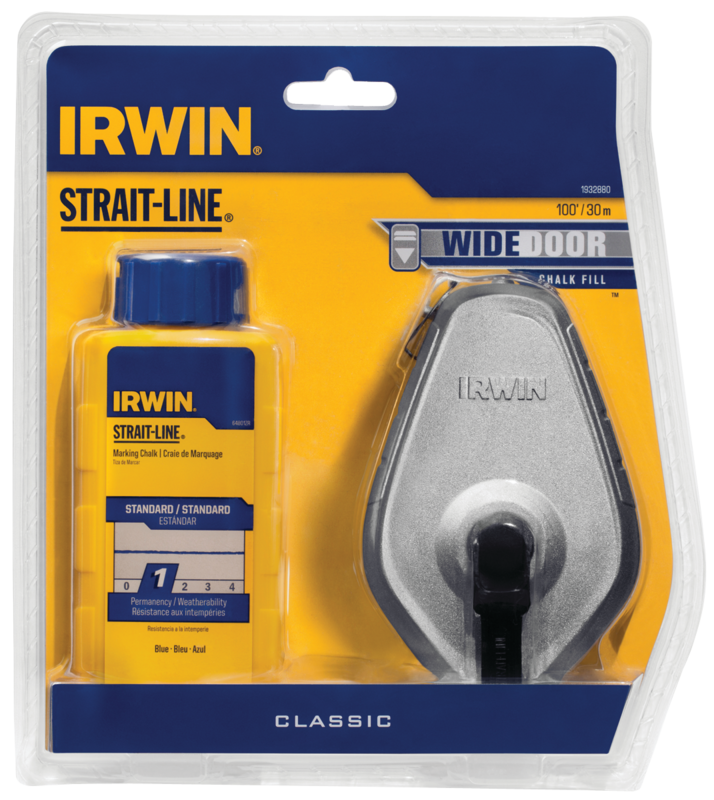 IRWIN 1932880 Chalk Reel, 4 oz Chalk, 100 ft L*