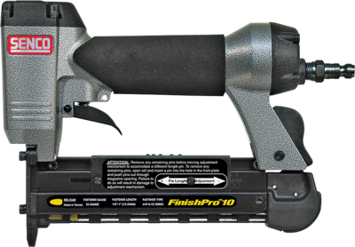 SENCO FinishPro 8F0001N Headless Pin Nailer, 1/4 in Air Inlet, 100 Magazine, Nail Fastener 23 gauge