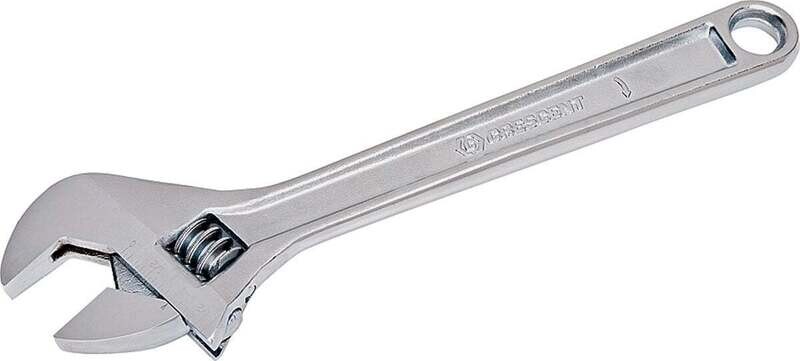 Crescent AC26VS Adjustable Wrench, 0.938 in Jaw, Non-Cushion Handle, Steel*