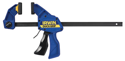 IRWIN QUICK-GRIP 1964718 Bar Clamp/Spreader, 300 lb Weight Capacity, 12 in Max Opening, 3-3/16 in D Throat