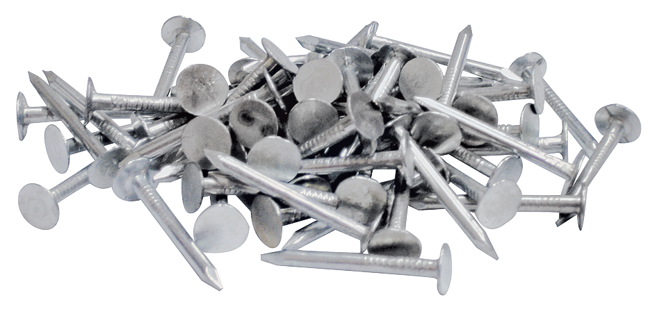 ProFIT 132079 Hand Driven Roofing Nail, 1-1/4 in L, 11 ga, Flat Head, 25.96 lb Package