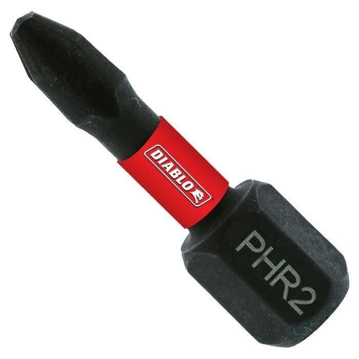 1 in. #2 Square Drive Bits (100-Pack)