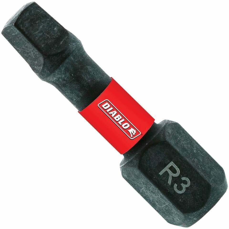 1 in. #3 Square Drive Bits (2-Pack)