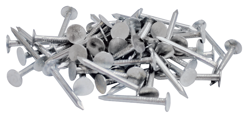 ProFIT 132138 Hand Driven Roofing Nail, 2 in L, 11 ga, Flat Head, 13.6 lb Package
