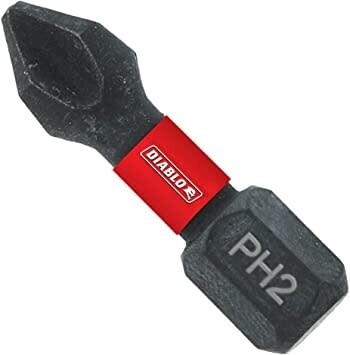 1 in. #2 Square Drive Bits (2-Pack)*