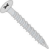 ProFIT 0313104 Specialty Cement Board Screw, #8 Thread, High-Low, Sharp Point