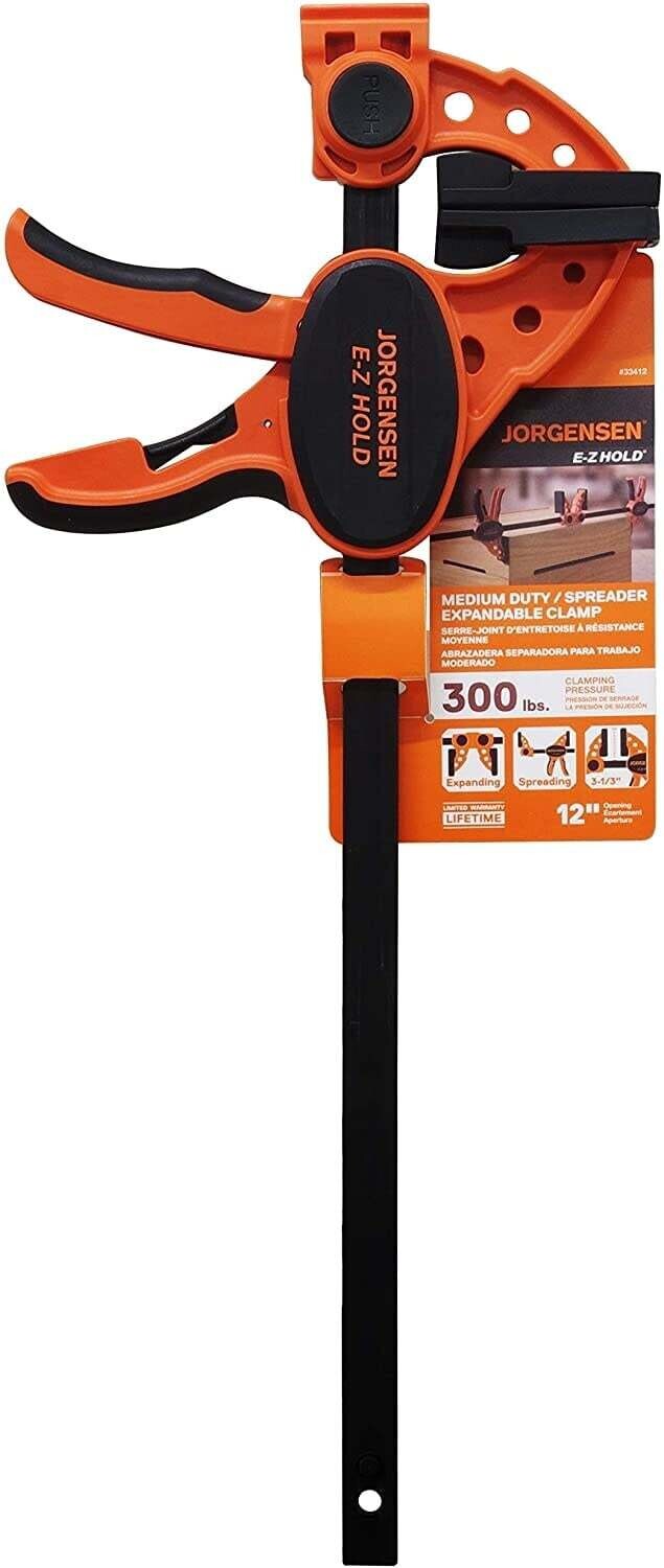 Pony Jorgensen 33412 ISD-3 12-Inch One-Handed Clamp, Orange