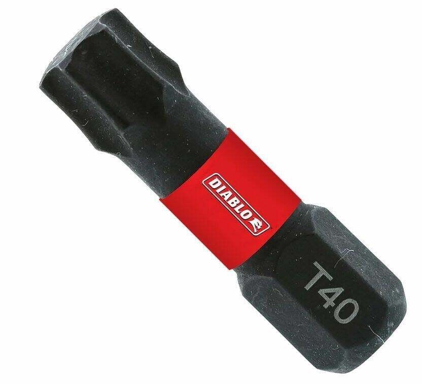 1 in. #40 Torx Drive Bits (5-Pack)