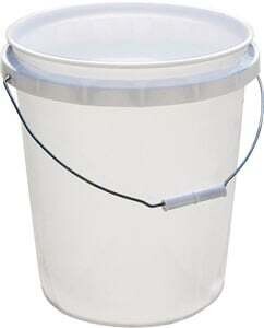 ENCORE Plastics 50640 Paint Pail, 5 gal Capacity, HDPE, White*