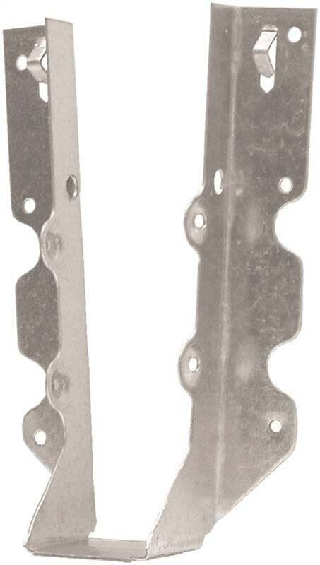 MiTek JUS28 Slant Joist Hanger, 6-5/8 in H, 1-3/4 in D, 1-9/16 in W, 2 in x 8 to 10 in, Steel, G90 Galvanized*