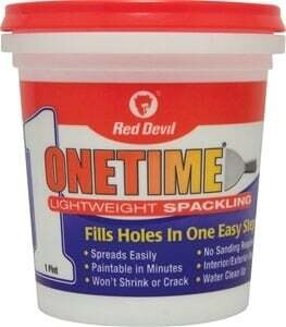 Red Devil 0548 Spackling Compound White, White, 1 pt Tub*