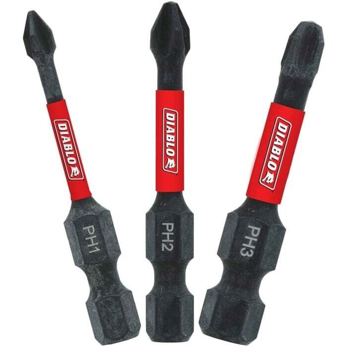 2 in. Phillips Drive Bit Assorted Pack (3-Piece)