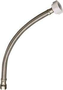 Plumb Pak EZ Series PP23855 Toilet Supply Tube, 3/8 in Inlet, Flare Inlet, 7/8 in Outlet, Ballcock Outlet, 20 in L*