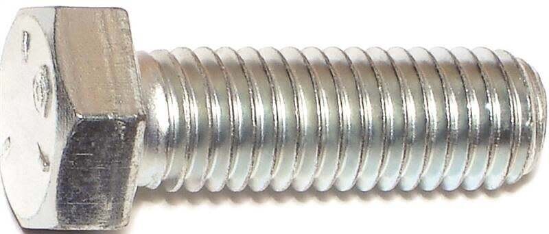 MIDWEST FASTENER 00336 Cap Screw, 1/2-13 in Thread, 1-1/2 in L, Coarse Thread, Hexagonal Head, Hex Drive, Zinc, Zin