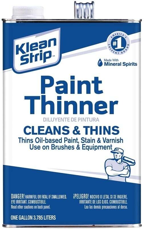 Klean Strip GKPT94002P Paint Thinner, Liquid, Free, Clear, Water White, 1 gal, Can*