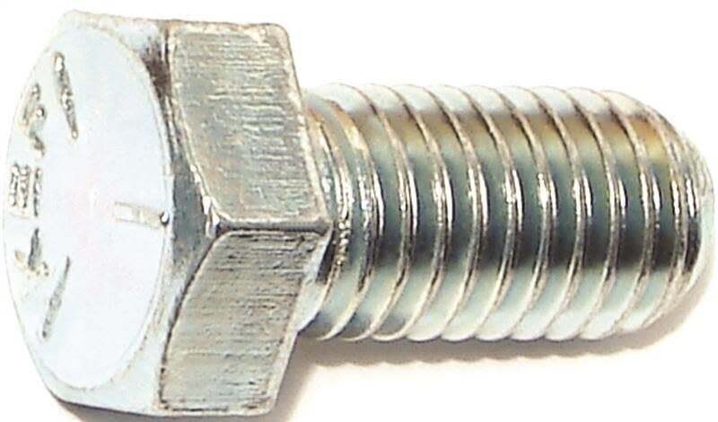 MIDWEST FASTENER 00334 Cap Screw, 1/2-13 in Thread, 1 in L, Coarse Thread, Hexagonal Head, Hex Drive, Zinc, Zinc