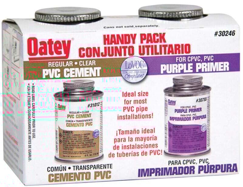 Oatey 30246 Regular Primer Handy Pack, 4 oz*