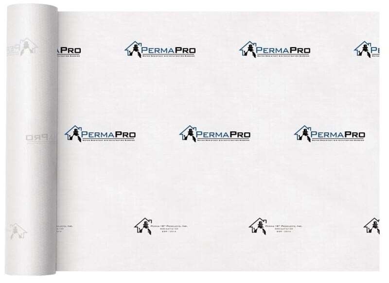 PermaPro 509150 PRO House Wrap, 150 ft L, 9 ft W, Polypropylene