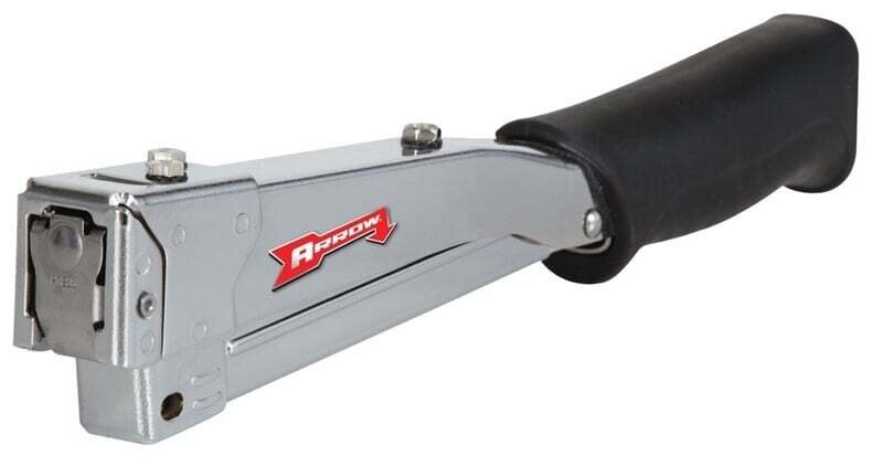 Arrow HT55BL Hammer Tacker, T50 Staple, 1/4 to 3/8 in L Leg, Steel Staple*