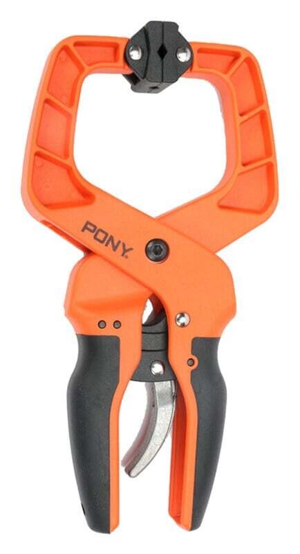 PONY 32225 Hand Clamp, 2 in Max Opening Size, Nylon Body
