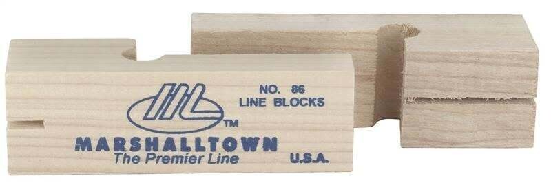 Marshalltown 86 Wood Line Block, 3-3/4 in L, Wood