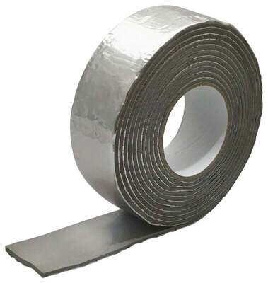 Frost King FV15H Pipe Wrap Kit, 15 ft L, 2 in W, 1/8 in Thick, 2 R-Value, Silver