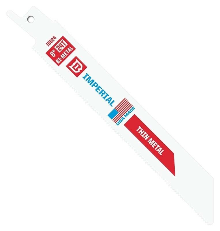 IMPERIAL BLADE RECIP THIN METAL 6IN