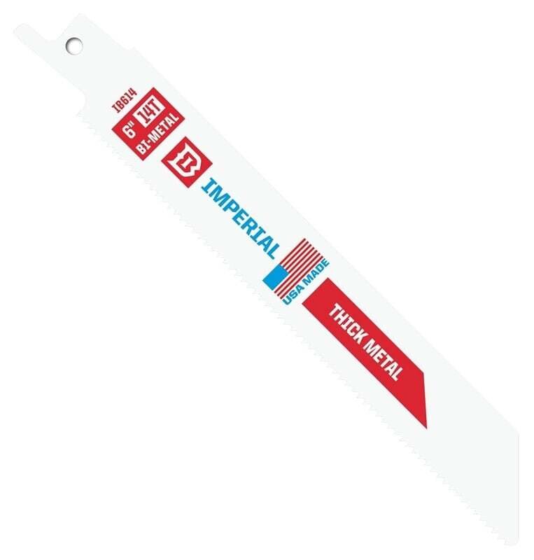 IMPERIAL BLADE RECIP THICK METAL 6IN