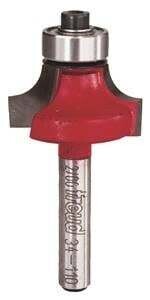 Freud 34-110 Router Bit, 1-1/8 in Dia Cutter, 2-3/16 in OAL, 1/4 in Dia Shank, 4 -Cutter, Carbide