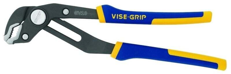 IRWIN 2078110 Groove Lock Plier, 10 in OAL, 2-1/4 in Jaw Opening, Blue/Yellow Handle, Cushion-Grip Handle*