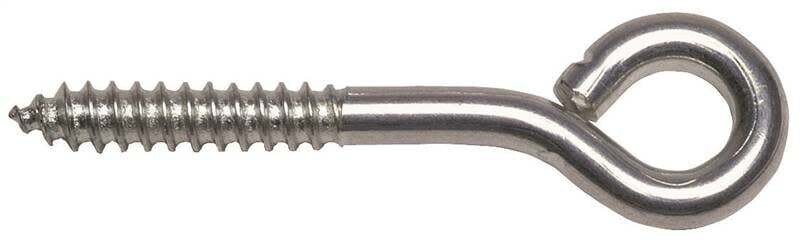 National Hardware N220-723 Lag Screw Eye, 2.12 in L Thread, 5-1/4 in OAL, 320 lb Working Load, Steel, Zinc