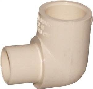 NIBCO T00130D Street Elbow, 1/2 in, 90 deg Angle, CPVC, 40 Schedule
