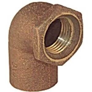 EPC 10156816 Pipe Elbow, 1/2 in, C x FIP, 90 deg Angle, Copper