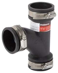 ProSource QT-150 Flexible Tee, 1-1/2 in Run, 1-1/2 in Branch