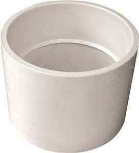 IPEX 193004 Pipe Coupling, 4 in Hub, White