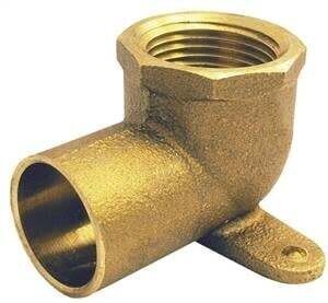EPC 10156858 Pipe Elbow, 3/4 in, Compression x Female, 90 deg Angle, Cast Brass