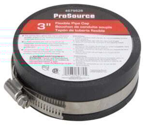 ProSource TC-3 Test Cap, 3 in, PVC