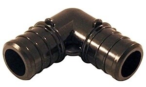 Apollo Valves ApolloPEX PXPAE125PK Pipe Elbow, 1/2 in, Barb, 90 deg Angle, Poly Alloy, 200 psi Pressure