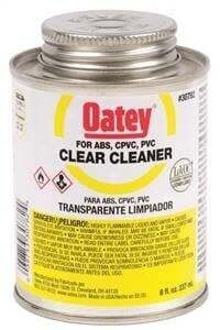 Oatey 30782 Pipe Cleaner, Liquid, Clear, 8 oz Can