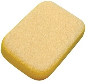 M-D 49156 Double-Textured Scrubbing Sponge, 7 in L, 5 in W, Yellow*