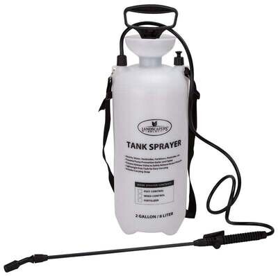 Landscapers Select SX-8B Compression Sprayer, 2 gal Tank, Polyethylene Tank, 55 L Hose, White*