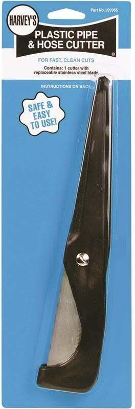 HARVEY 093055 Pipe and Hose Cutter, 2 in Max Pipe/Tube Dia, 1-1/4 in Mini Pipe/Tube Dia, Stainless Steel Blade
