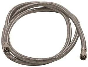 FLUIDMASTER 12IM72 Icemaker Connector, 1/4 in, Compression, Polymer/Stainless Steel*