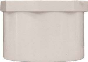 LASCO 449012BC Pipe Plug, 1-1/4 in, Spigot, PVC, White, SCH 40 Schedule