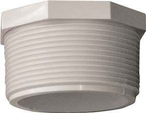 LASCO 450020BC Pipe Plug, 2 in, MIP, PVC, SCH40 Schedule